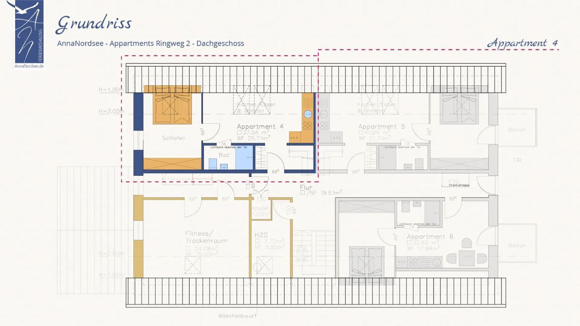 Annanordsee - Appartements Бутьядинген Экстерьер фото